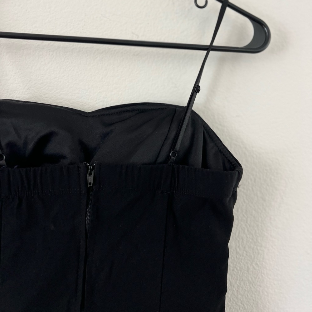 Ruby Rox Black Ruched Sweetheart Mini LBD Dress Size 3 - Picture 8 of 11